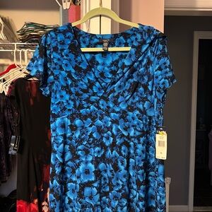Beautiful blue and black dress